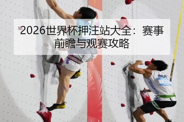 2026世界杯押注站大全：赛事前瞻与观赛攻略